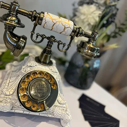 Leave your message with the audio guest book