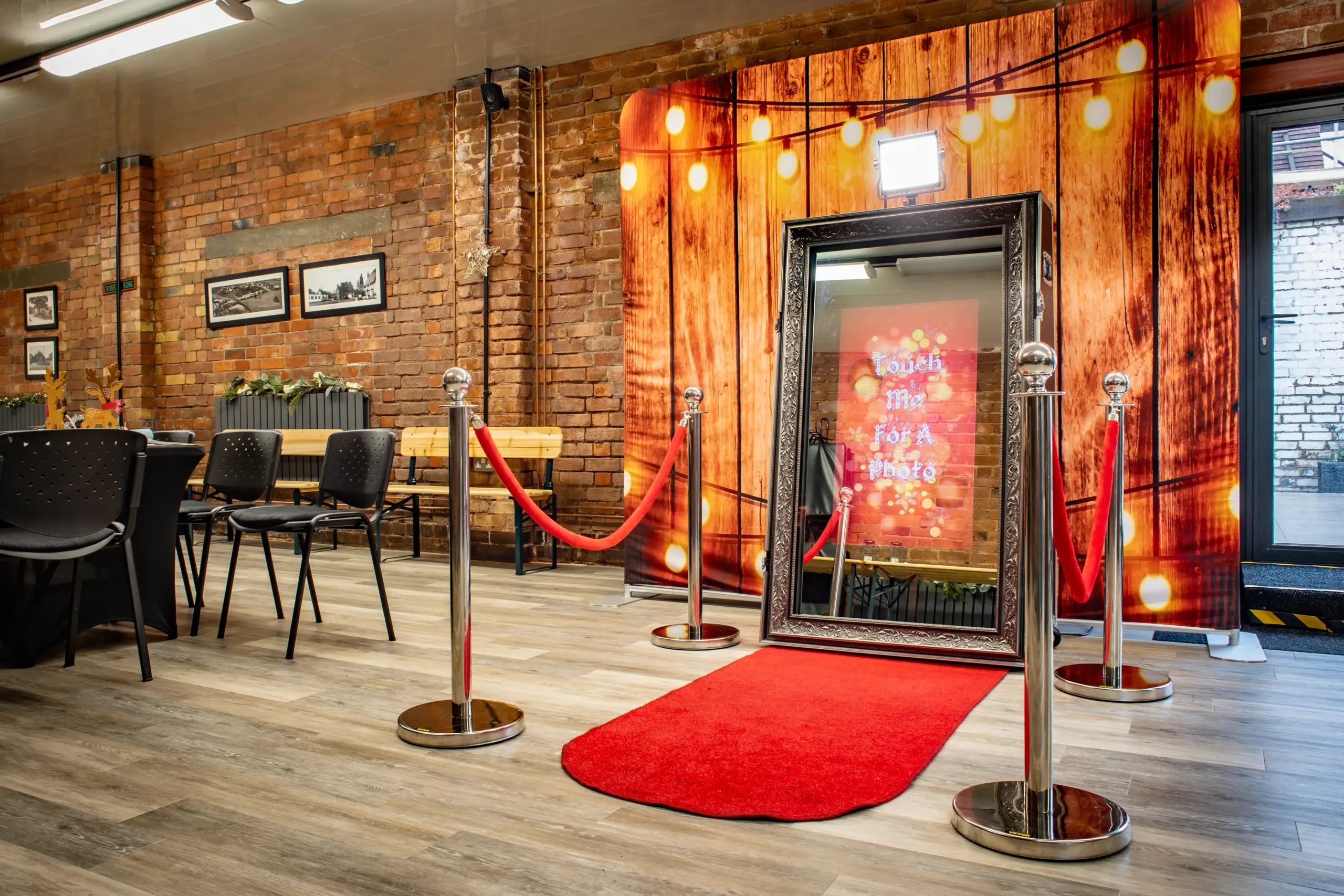 Magic Mirror setup for a party