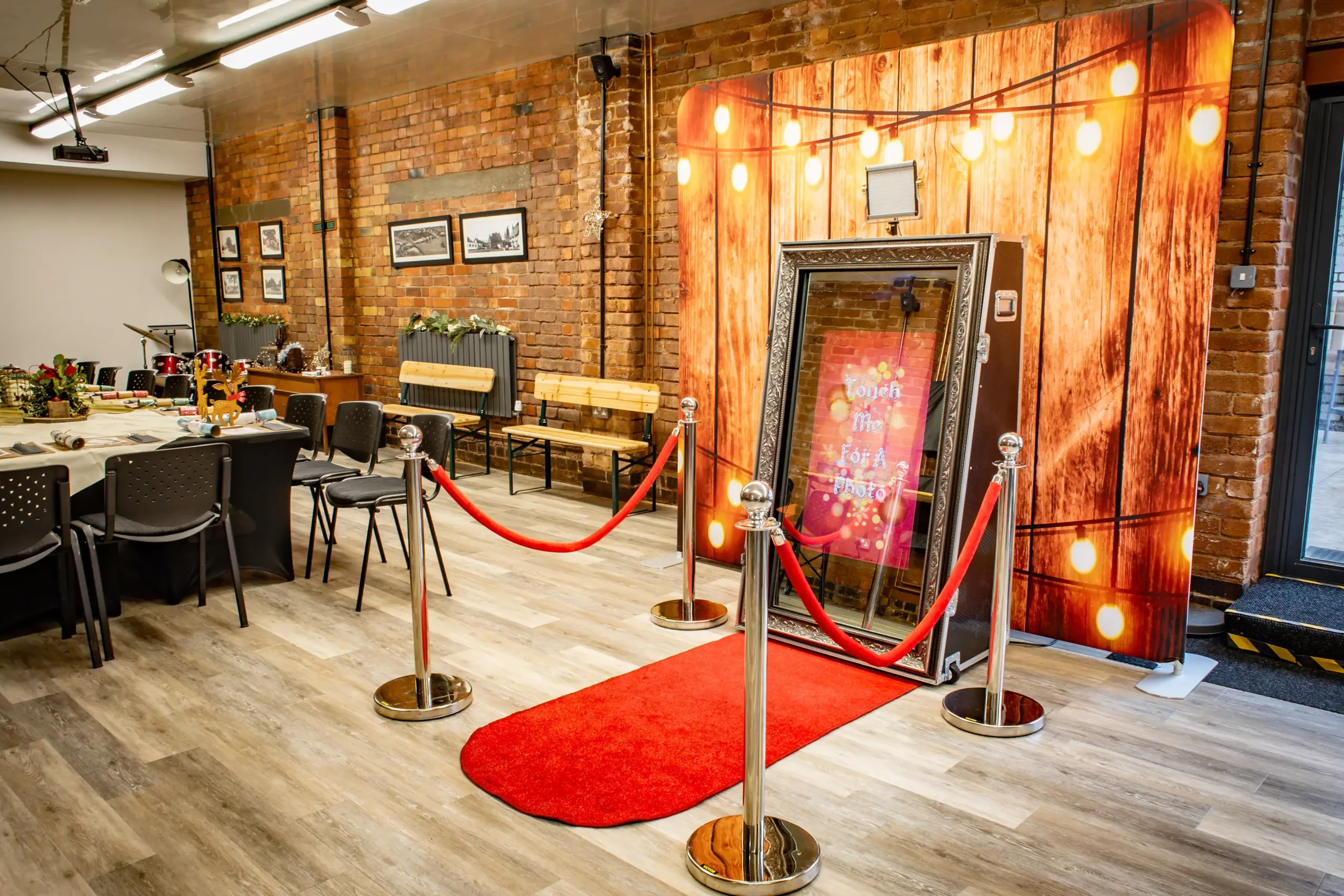 Magic Mirror setup for a party