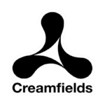 Creamfields logo in black and white