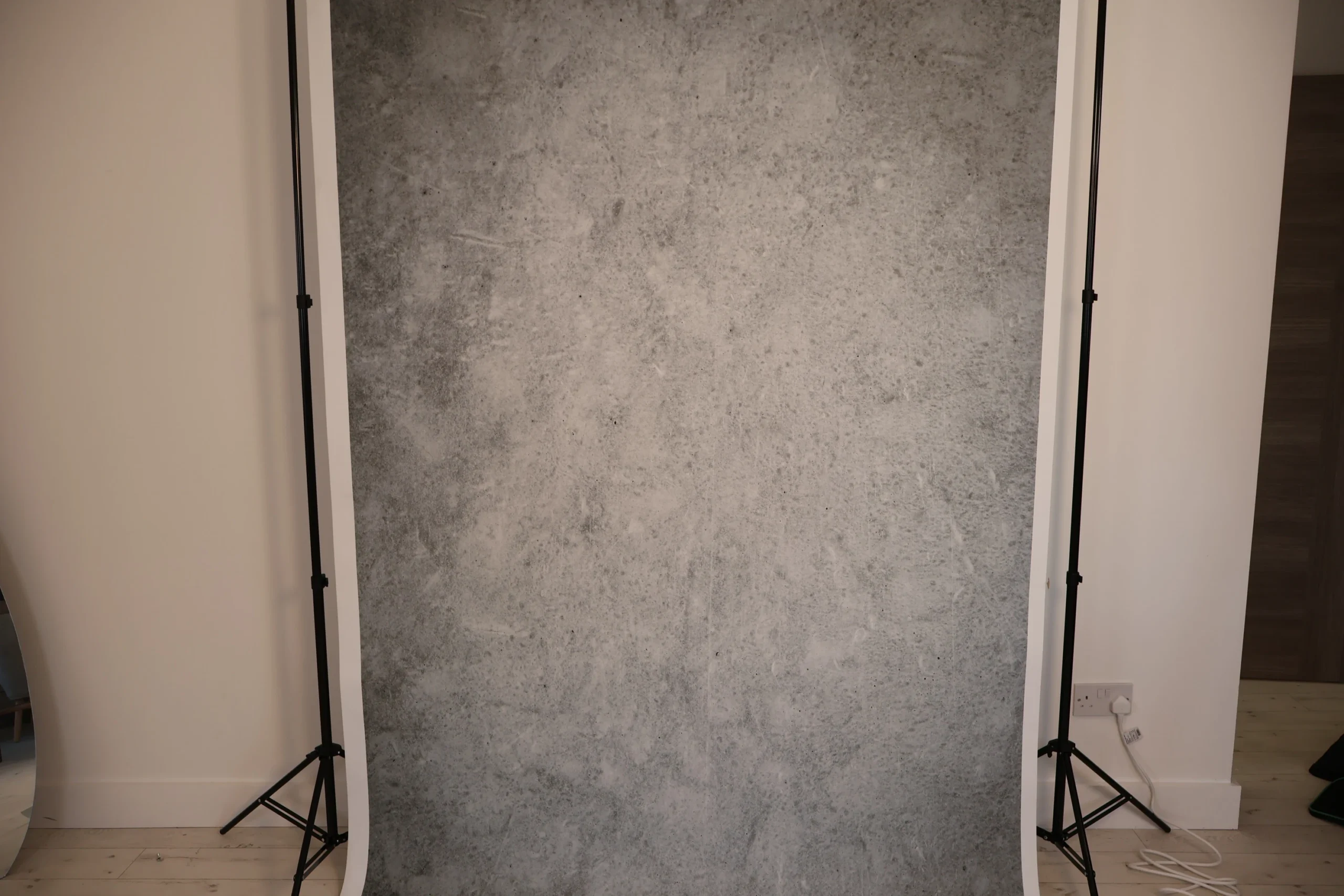 Concrete Effect photography backdrop at Selfie Studio