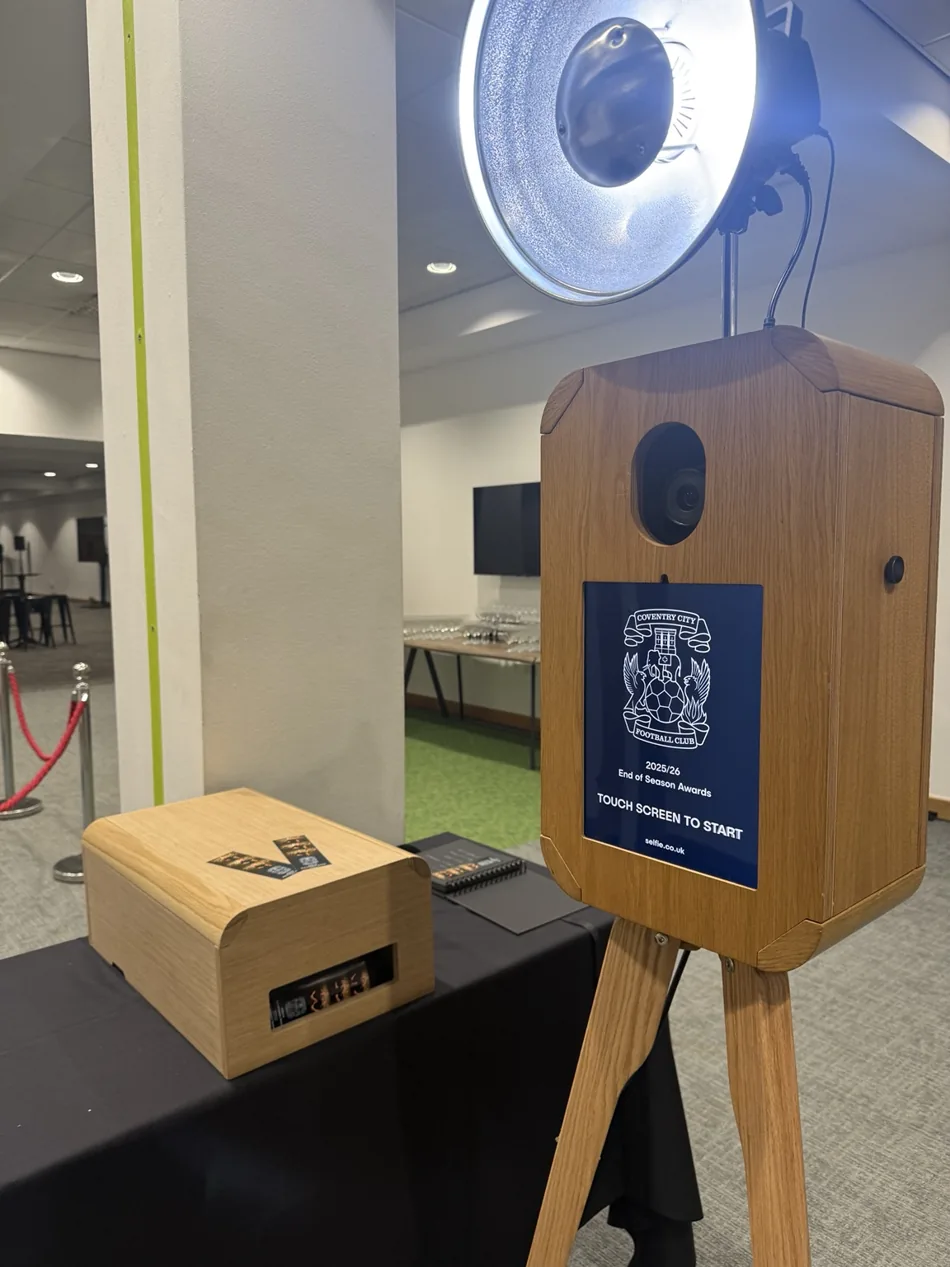 Classic Pod and printer with Coventry City FC End of Season Awards branding